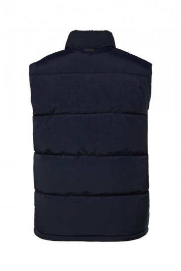 JP1880 831193 Veste ar teddy oderi Tumši zils - Jakas & Lietus apģērbs - Jakas - 2XL-12XL