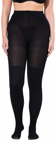 Ulla Popken 831196 Zeķes virs ceļgala 80 den Melns - Zeķubikses & zeķes - 