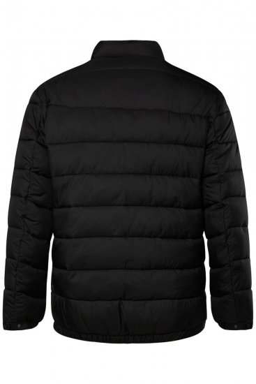 Men+ 494 Stepēta jaka ar stāvapkakli Melns - Jakas & Lietus apģērbs - Jakas - 2XL-12XL