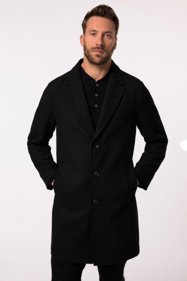 JP1880 Coat Classic Wool Blend Black - Jakas & Lietus apģērbs - Jakas - 2XL-12XL