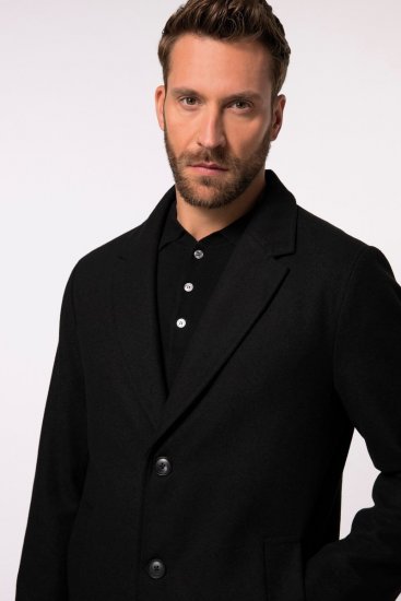 JP1880 Coat Classic Wool Blend Black - Jakas & Lietus apģērbs - Jakas - 2XL-12XL