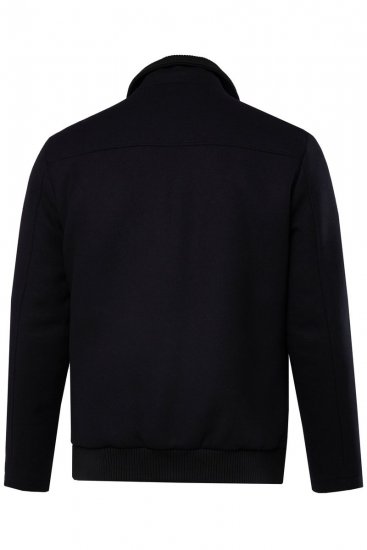 JP1880 831627 Bomber jaka no vilnas maisījuma Tumši zils - Jakas & Lietus apģērbs - Jakas - 2XL-12XL