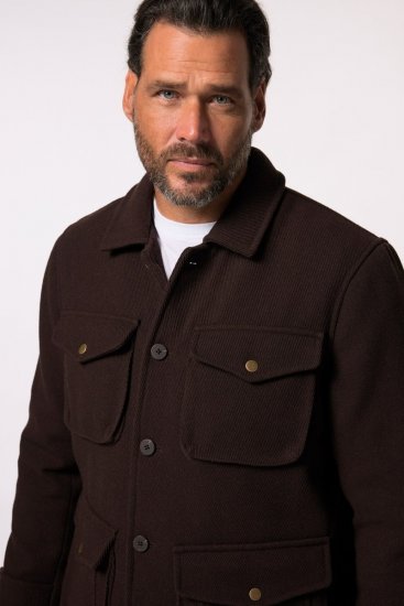 JP1880 Field Jacket Dark Brown - Jakas & Lietus apģērbs - Jakas - 2XL-12XL
