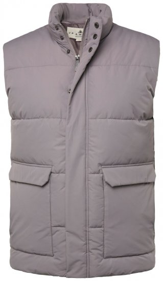 JP1880 831639 Veste stepēta no pārstrādāta poliestera Tumši pelēks - Jakas & Lietus apģērbs - Jakas - 2XL-12XL