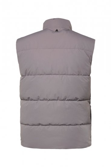 JP1880 831639 Veste stepēta no pārstrādāta poliestera Tumši pelēks - Jakas & Lietus apģērbs - Jakas - 2XL-12XL