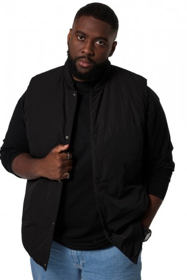 STHUGE 831824 Veste stepēta no pārstrādāta materiāla Melns - Jakas & Lietus apģērbs - Jakas - 2XL-12XL