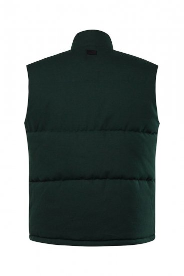 STHUGE 831896 Polsterēta flaneļa veste Tumši zaļš - Jakas & Lietus apģērbs - Jakas - 2XL-12XL