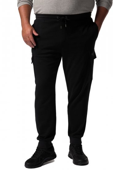 Men+ 113 Sporta bikses ar cargo kabatām Melns - Sporta bikses un šorti - Sporta bikses un Sporta šorti - 2XL-12XL