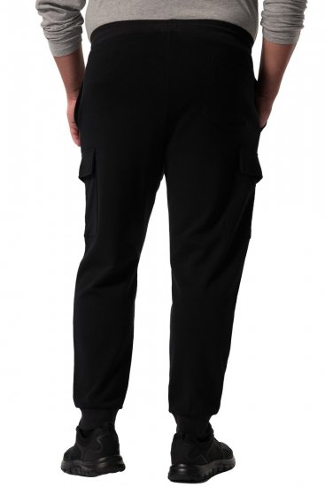 Men+ 113 Sporta bikses ar cargo kabatām Melns - Sporta bikses un šorti - Sporta bikses un Sporta šorti - 2XL-12XL