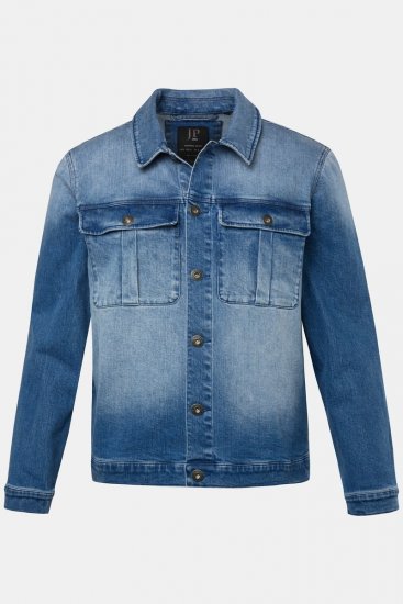 JP1880 832510 Stretch Džinsa jaka Indigo zils - Jakas & Lietus apģērbs - Jakas - 2XL-12XL