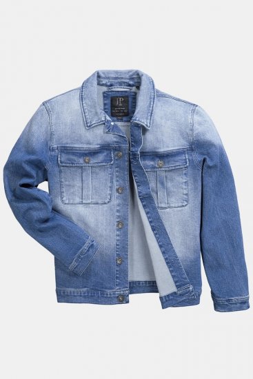 JP1880 832510 Stretch Džinsa jaka Indigo zils - Jakas & Lietus apģērbs - Jakas - 2XL-12XL