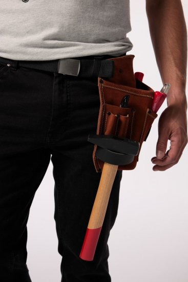 JP1880 832565 Instrumentu josta ādas īpaši garš Tumši brūns - Instrumentu jostas - 
