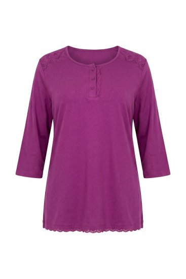 Ulla Popken 833660 Pidžama Violets - Pidžamas/Loungewear - 