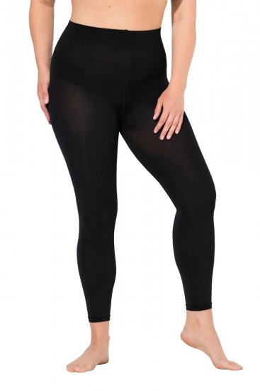 Ulla Popken 833806 Zeķu legingi 200 den Melns - Zeķubikses & zeķes - 