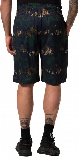JP1880 Jay-Pi Bermuda QuickDry Mesh Fitness Shorts Khaki - Sporta apģērbs & outdoor - Liela izmēra sporta apģērbi vīriešiem