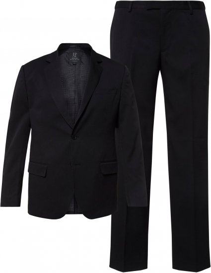 JP1880 Flexnamic Business Suit Konan Black - Uzvalki un žaketes - Liela izmēra uzvalki un bleizeri