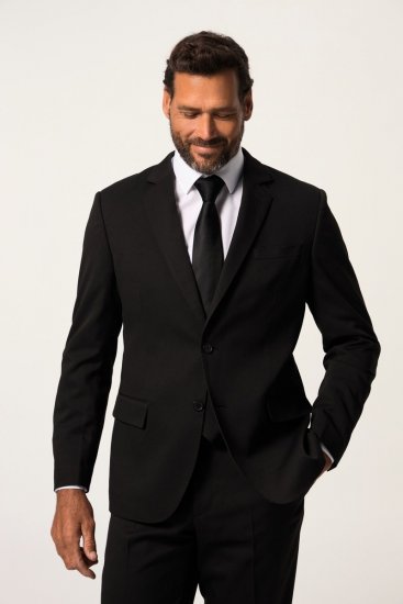 JP1880 Flexnamic Business Suit Konan Black - Uzvalki un žaketes - Liela izmēra uzvalki un bleizeri