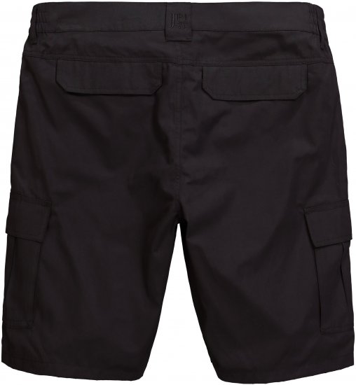 JP1880 Jay-Pi Bermuda QuickDry Cargo Shorts Black - Sporta apģērbs & outdoor - Liela izmēra sporta apģērbi vīriešiem