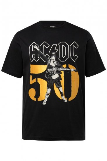 JP1880 AC/DC Graphic Band T-Shirt Black - T-krekli - T-krekli - 2XL-14XL