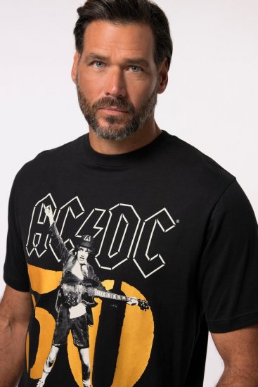 JP1880 AC/DC Graphic Band T-Shirt Black - T-krekli - T-krekli - 2XL-14XL
