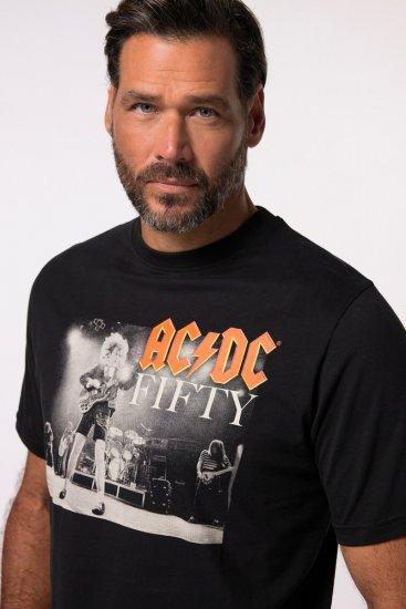 JP1880 AC/DC 50th Anniversary Band Photo T-Shirt Black - T-krekli - T-krekli - 2XL-14XL