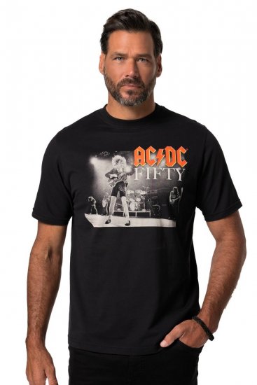 JP1880 AC/DC 50th Anniversary Band Photo T-Shirt Black - T-krekli - T-krekli - 2XL-14XL