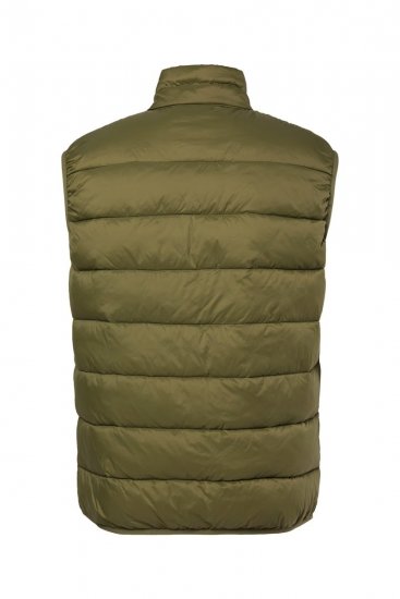 Boston Park 460 Veste stepēta ar stāvapkakli Olīvzaļš - Jakas & Lietus apģērbs - Jakas - 2XL-12XL