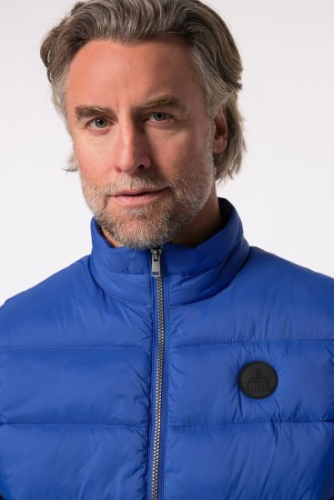 Boston Park 460 Veste stepēta ar stāvapkakli Zils - Jakas & Lietus apģērbs - Jakas - 2XL-12XL