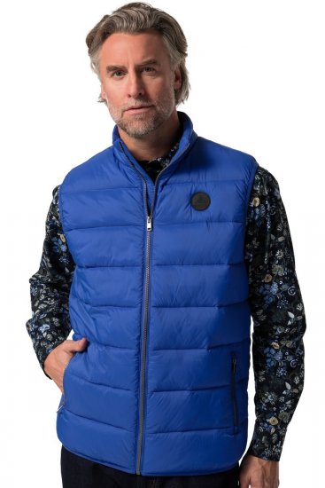 Boston Park 460 Veste stepēta ar stāvapkakli Zils - Jakas & Lietus apģērbs - Jakas - 2XL-12XL