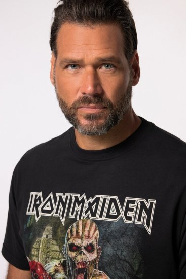 JP1880 Iron Maiden Eddie Attack Band T-Shirt Black - T-krekli - T-krekli - 2XL-14XL