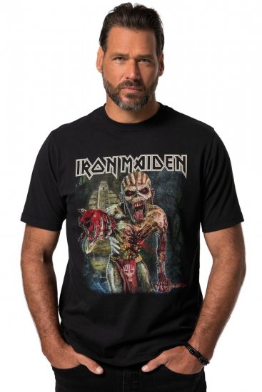 JP1880 Iron Maiden Eddie Attack Band T-Shirt Black - T-krekli - T-krekli - 2XL-14XL