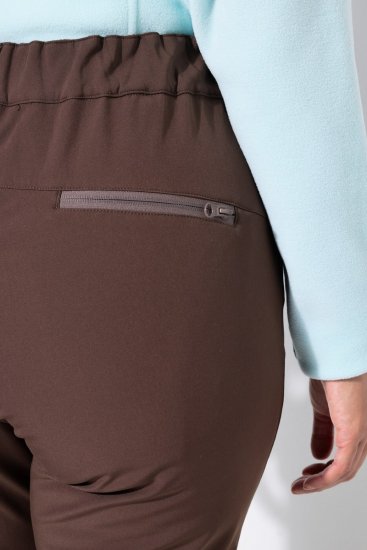 Ulla Popken 834662 Softshell bikses ar flīsa oderi Taupe - Outdoor - 