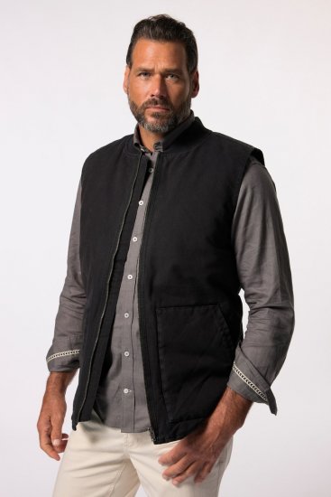 JP1880 834734 Canvas veste Melns - Jakas & Lietus apģērbs - Jakas - 2XL-12XL
