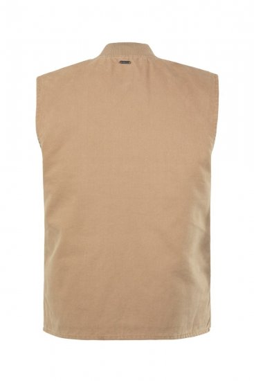 JP1880 834734 Canvas veste Tumši bēšs - Jakas & Lietus apģērbs - Jakas - 2XL-12XL