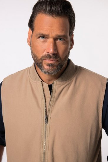 JP1880 834734 Canvas veste Tumši bēšs - Jakas & Lietus apģērbs - Jakas - 2XL-12XL