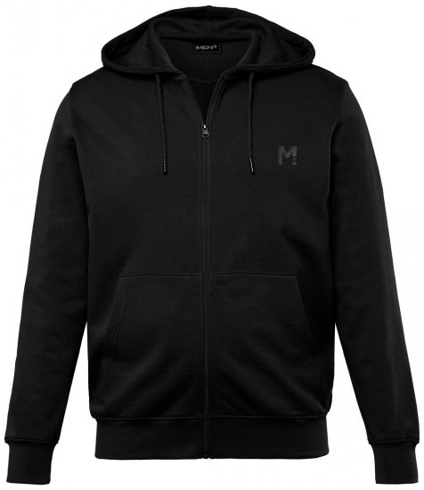 Men+ 851 Džemperis ar kapuci Melns - Džemperi un džemperi ar kapuci - Džemperi - 2XL-14XL