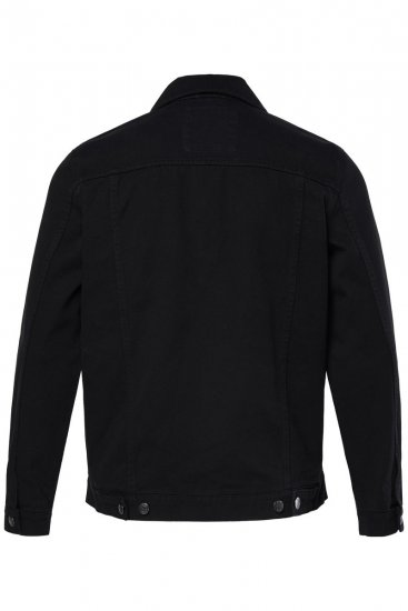 Men+ 446 Džinsa jaka ar krūšu kabatām Melns - Jakas & Lietus apģērbs - Jakas - 2XL-12XL