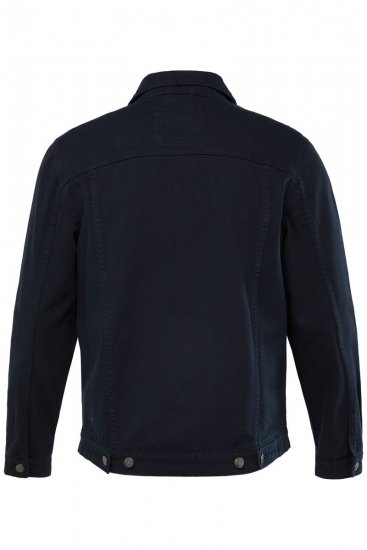 Men+ 446 Džinsa jaka ar krūšu kabatām Tumši zils - Jakas & Lietus apģērbs - Jakas - 2XL-12XL