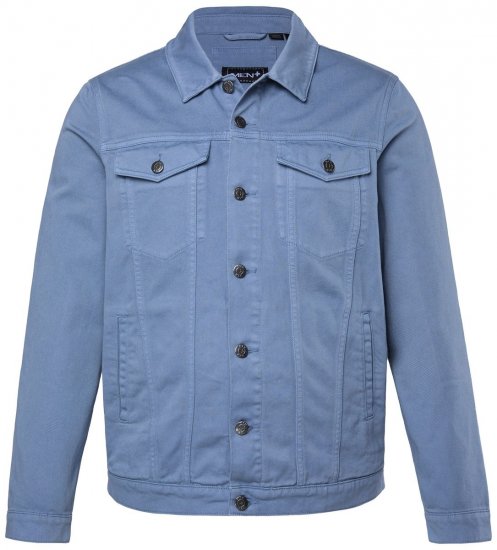 Men+ 446 Džinsa jaka ar krūšu kabatām Džinsa zils - Jakas & Lietus apģērbs - Jakas - 2XL-12XL