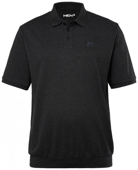 Men+ 264 Polo krekls bellyfit Melns - Polo krekli - Polo krekli - 2XL-8XL