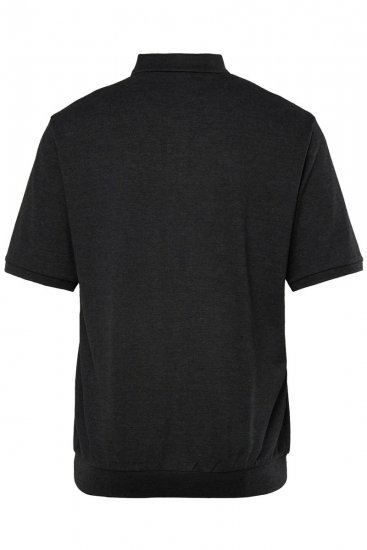 Men+ 264 Polo krekls bellyfit Melns - Polo krekli - Polo krekli - 2XL-8XL