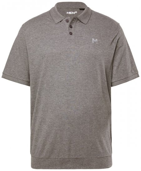Men+ 264 Polo krekls bellyfit Pelēks melanžs - Polo krekli - Polo krekli - 2XL-8XL