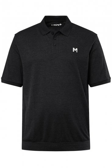 Men+ 266 Polo krekls bellyfit Melns 2 gab. iepakojums - Polo krekli - Polo krekli - 2XL-8XL