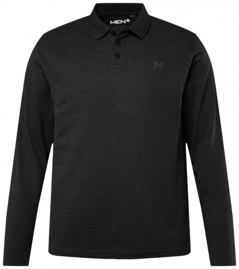 Men+ 270 Polo krekls ar garām piedurknēm Melns - Polo krekli - Polo krekli - 2XL-8XL