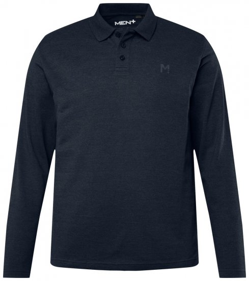 Men+ 270 Polo krekls ar garām piedurknēm Tumši zils - Polo krekli - Polo krekli - 2XL-8XL