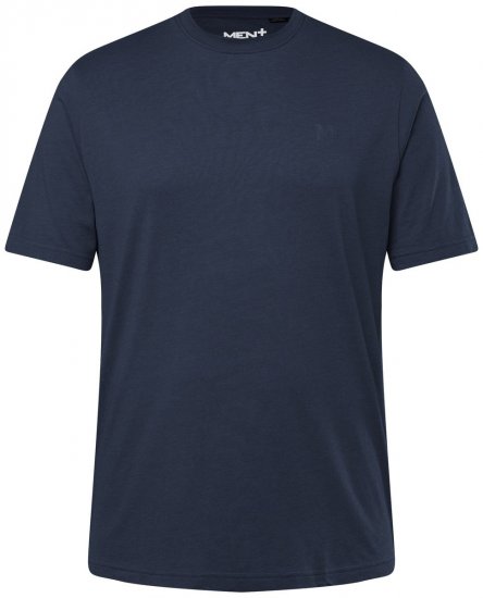 Men+ 276 T-krekls apaļu kakla izgriezumu Tumši zils - T-krekli - T-krekli - 2XL-14XL