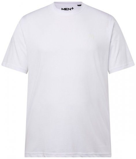 Men+ 276 T-krekls apaļu kakla izgriezumu Balts - T-krekli - T-krekli - 2XL-14XL
