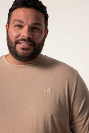 Men+ 276 T-krekls apaļu kakla izgriezumu Smilškrāsas - T-krekli - T-krekli - 2XL-14XL
