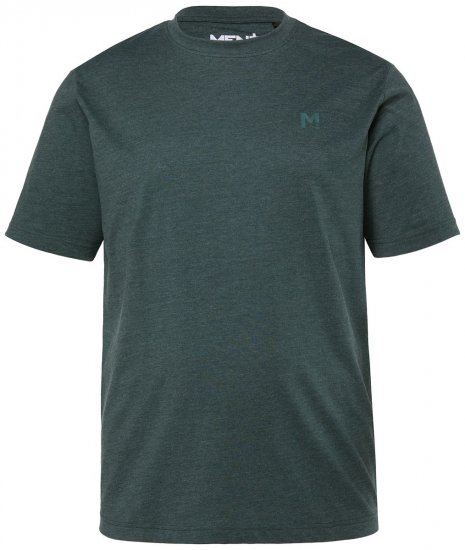 Men+ 276 T-krekls apaļu kakla izgriezumu Tumši zaļš - T-krekli - T-krekli - 2XL-14XL