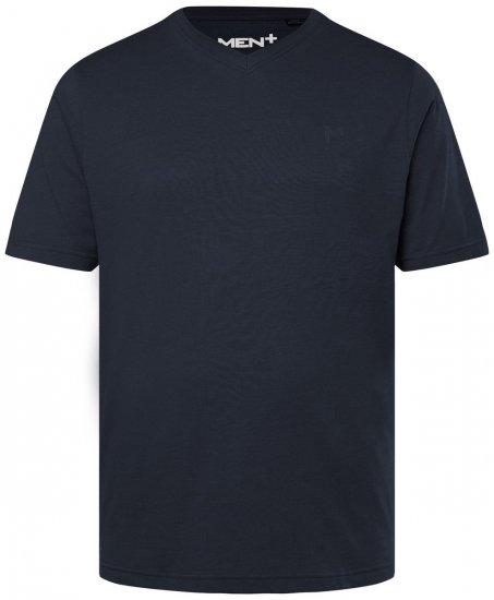 Men+ 279 T-krekls V veida kakla izgriezumu Tumši zils - T-krekli - T-krekli - 2XL-14XL